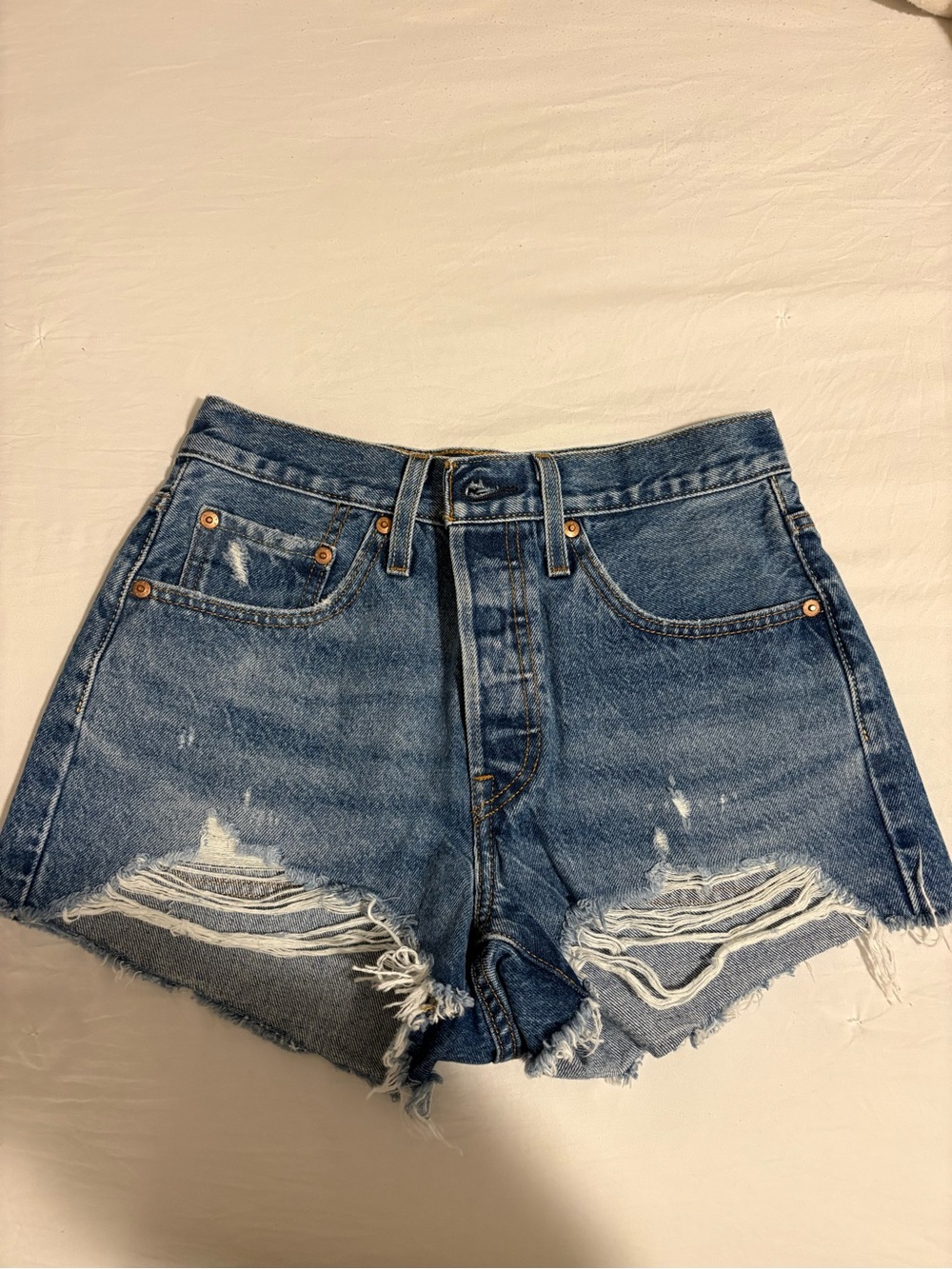 Revolve Levi’s 501 Original Short in Athens Mid Short (runs small)